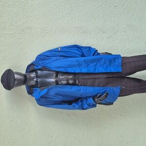 Sterns DryWear Vintage 90's Men's Blue/Black Trim Nylon Full Zip Jacket